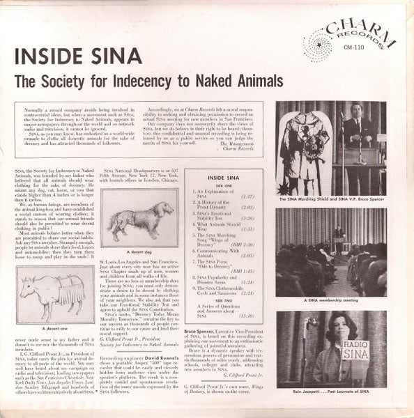 SINA (4) : Inside SINA (LP, Album)