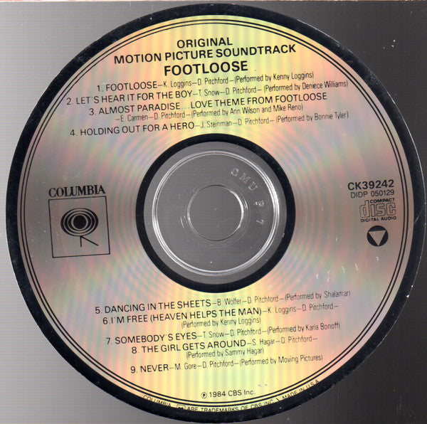 Various : Footloose (Original Soundtrack Of The Paramount Motion Picture) (CD, Album, RE)