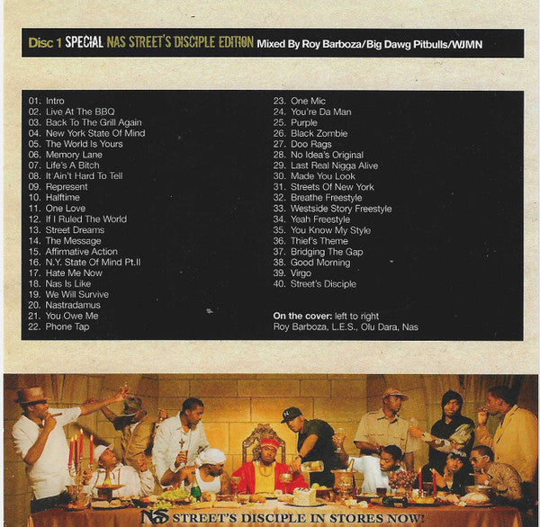 Roy Barboza, Various : Cornerstone Mixtape #68 / December 04: Special Nas Street's Disciple Edition (CD, Mixed, Mixtape, Promo + CD, Comp, Promo)