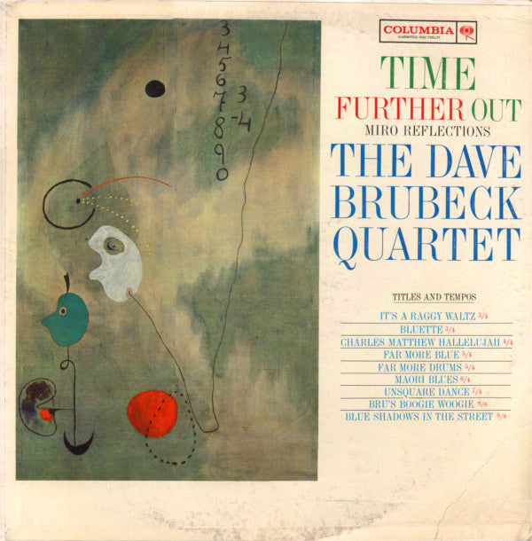 The Dave Brubeck Quartet : Time Further Out (Miro Reflections) (LP, Album, Mono, Ter)