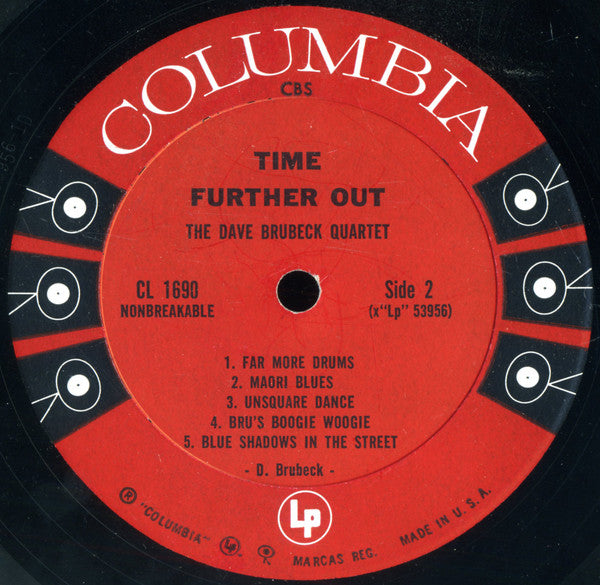 The Dave Brubeck Quartet : Time Further Out (Miro Reflections) (LP, Album, Mono, Ter)