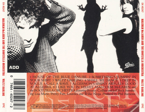 Malcolm McLaren And The Bootzilla Orchestra : Waltz Darling (CD, Album, DAD)
