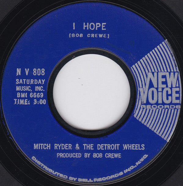 Mitch Ryder & The Detroit Wheels : Little Latin Lupe Lu (7", Single, Styrene)