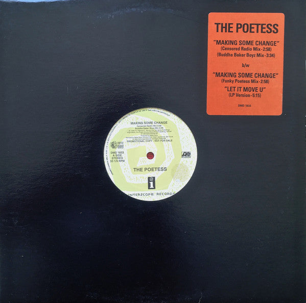 The Poetess : Making Some Change / Let It Move You (12", Promo)