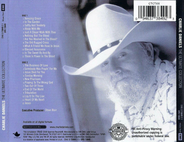 Charlie Daniels : The Ultimate Collection (2xCD, Comp)