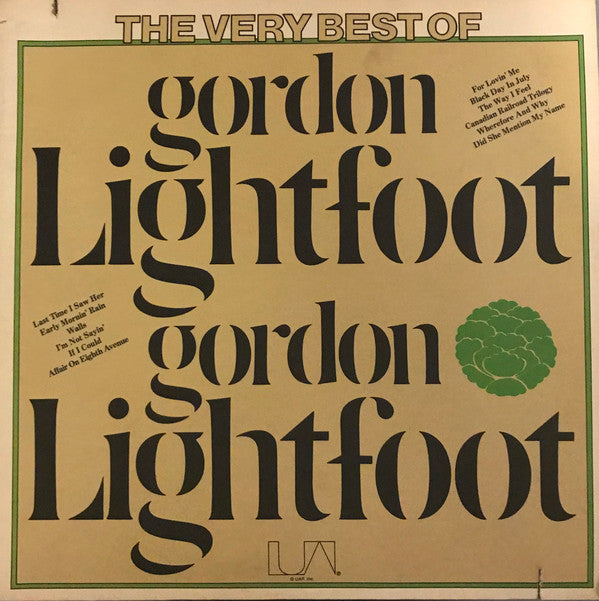 Gordon Lightfoot : The Very Best Of Gordon Lightfoot (LP, Comp, RE)