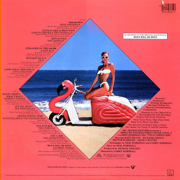 Various : The Flamingo Kid (Original Motion Picture Soundtrack) (LP, Comp)