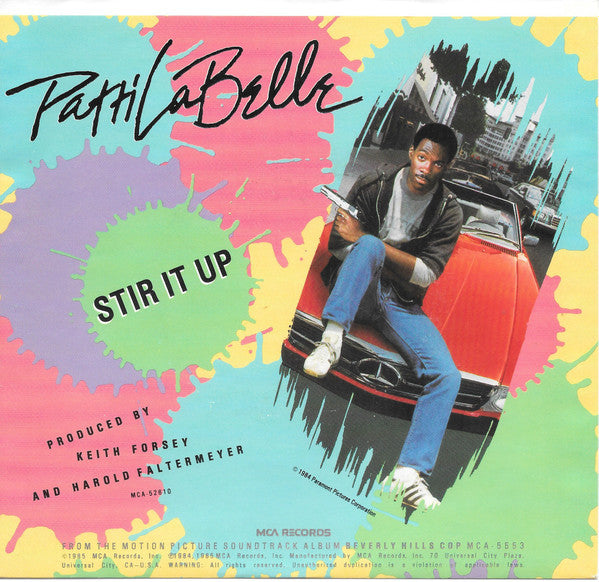 Patti LaBelle / Harold Faltermeyer : Stir It Up / The Discovery (7", Single, Glo)