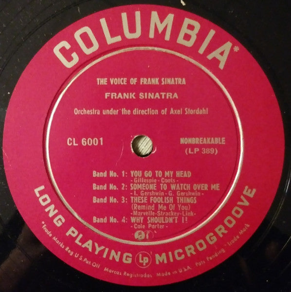 Frank Sinatra : The Voice Of Frank Sinatra (10", Album, RE, RP)