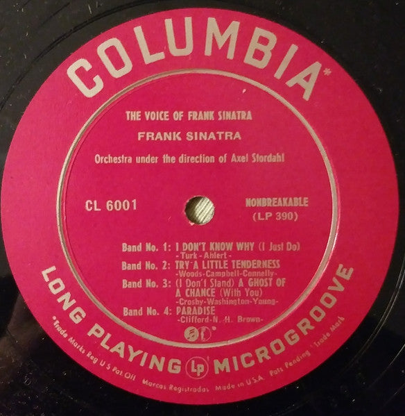 Frank Sinatra : The Voice Of Frank Sinatra (10", Album, RE, RP)