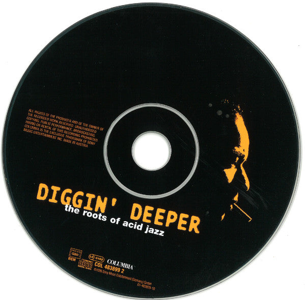 Various : Diggin' Deeper (The Roots Of Acid Jazz) (CD, Comp)