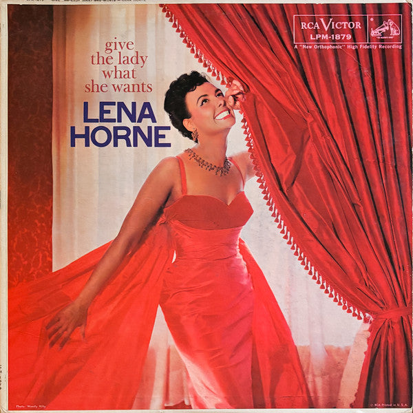 Lena Horne With Lennie Hayton And His Orchestra : Give The Lady What She Wants (LP, Album, Mono, Ind)