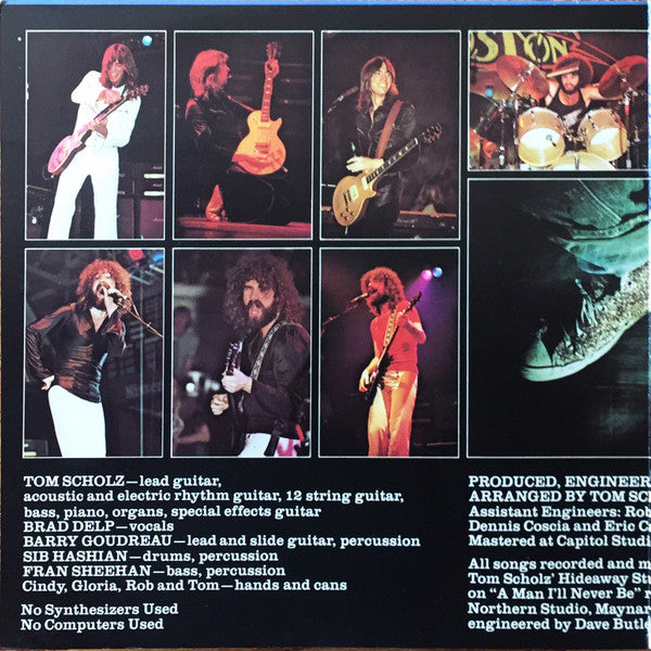 Boston : Don't Look Back (LP, Album, Ter)