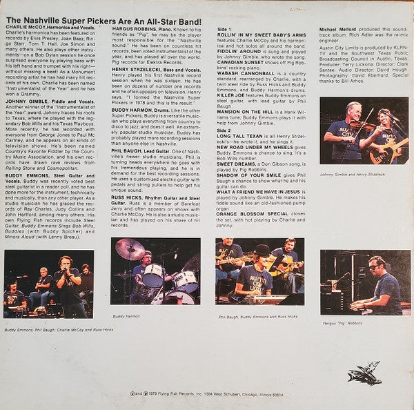 The Nashville Superpickers : Live From Austin City Limits (LP, Album)