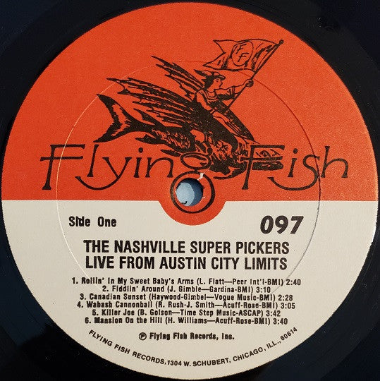 The Nashville Superpickers : Live From Austin City Limits (LP, Album)