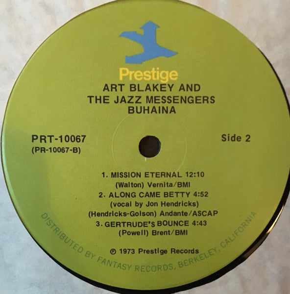 Art Blakey & The Jazz Messengers : Buhaina (LP, Album, Ind)