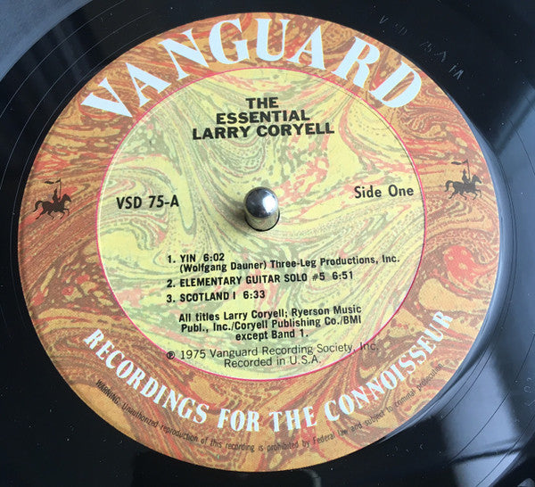Larry Coryell : The Essential (2xLP, Comp, RP, Pit)