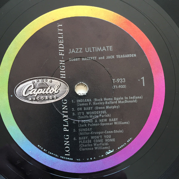 Bobby Hackett & Jack Teagarden : Jazz Ultimate (LP, Album, Mono)