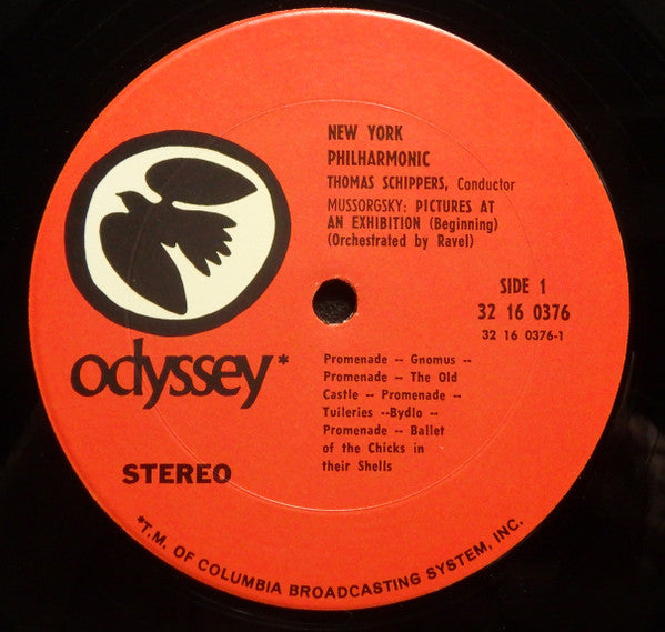 Mussorgsky* - Ravel* And Thomas Schippers, New York Philharmonic : Pictures At An Exhibition (LP)