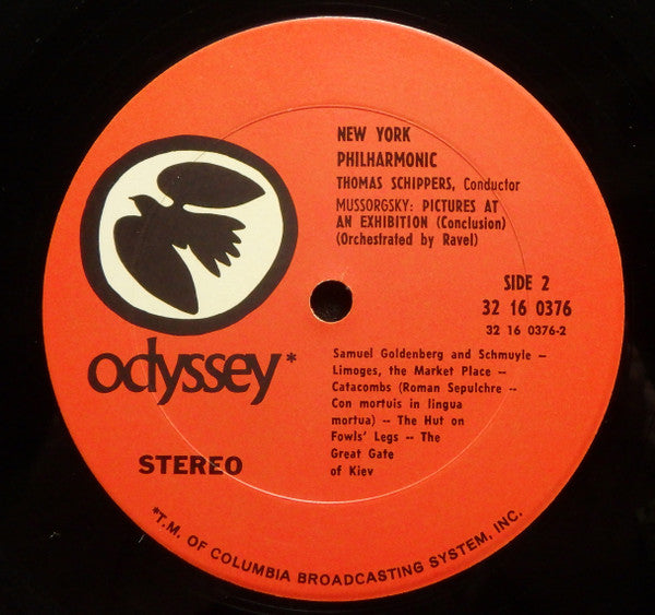 Mussorgsky* - Ravel* And Thomas Schippers, New York Philharmonic : Pictures At An Exhibition (LP)