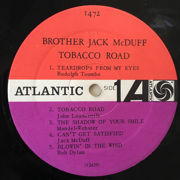 Brother Jack McDuff : Tobacco Road (LP, Album, Mono, Gat)