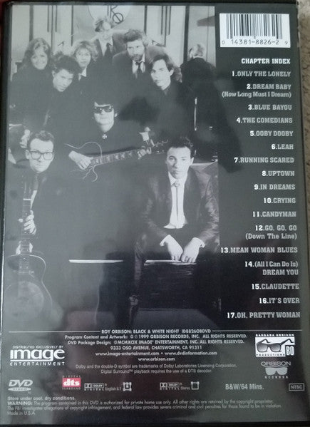 Roy Orbison : Black & White Night (DVD-V, Dol)