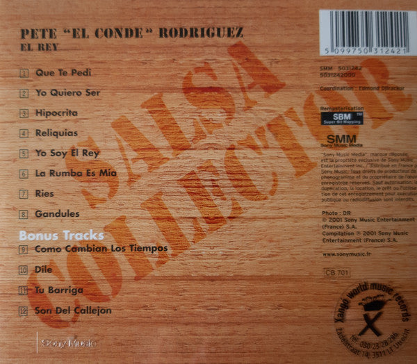Pete "El Conde" Rodriguez* : El Rey (CD, Album, RE, RM)