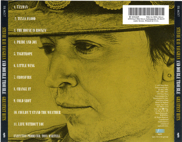 Stevie Ray Vaughan And Double Trouble* : Greatest Hits (CD, Comp, Club, RE)