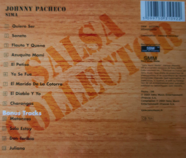 Johnny Pacheco : ¡Sima! (CD, Album, RM)