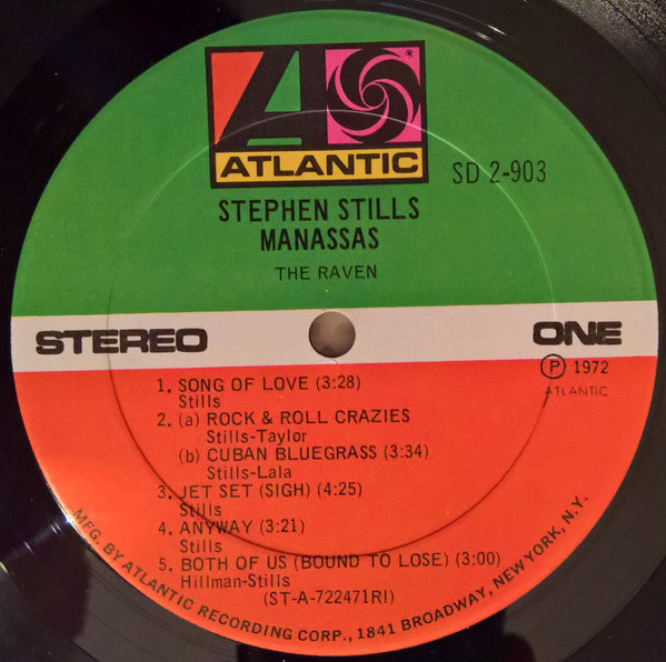 Stephen Stills / Manassas : Manassas (2xLP, Album, Mix)