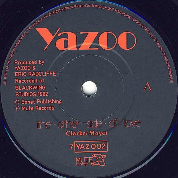 Yazoo : The Other Side Of Love (7", Single, Bil)