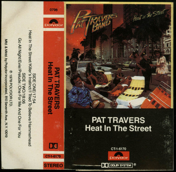 Pat Travers Band : Heat In The Street (Cass, Album)