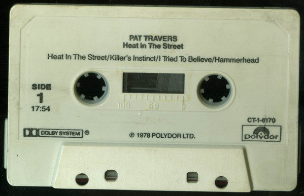 Pat Travers Band : Heat In The Street (Cass, Album)