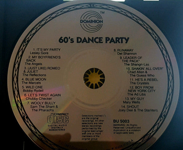 Various : 60's Dance Party (CD, Comp)