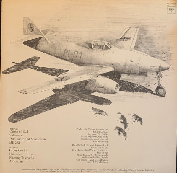 Blue Öyster Cult : Secret Treaties (LP, Album, Tex)