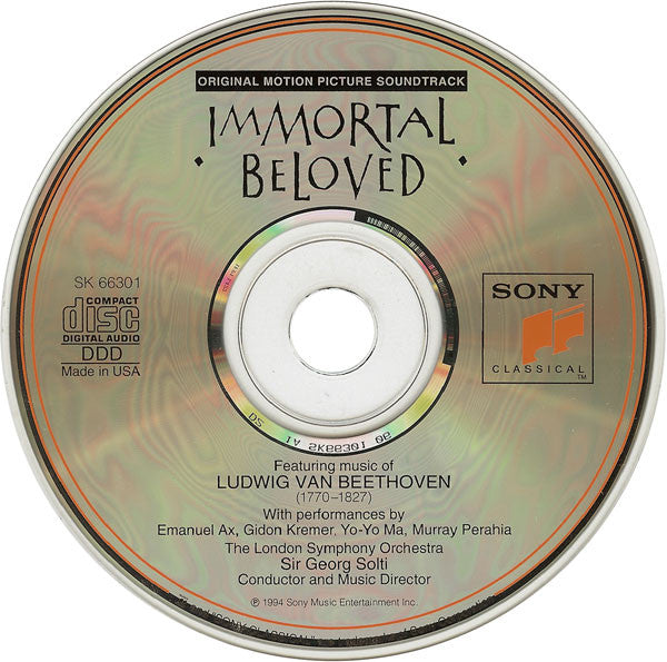 Ludwig Van Beethoven / Georg Solti, Emanuel Ax, Pamela Frank, Gidon Kremer, Yo-Yo Ma, Murray Perahia, London Symphony Orchestra : Immortal Beloved (CD)