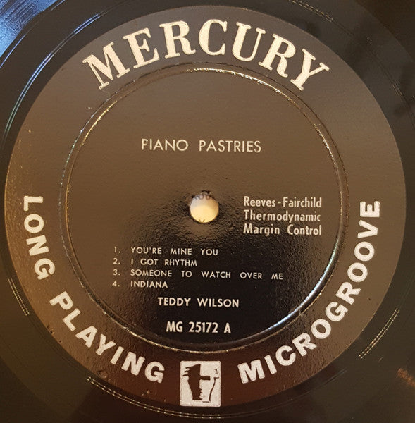 Teddy Wilson Trio : Piano Pastries (10")