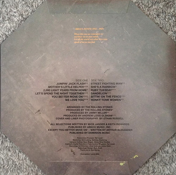The Rolling Stones : Through The Past, Darkly (Big Hits Vol.2) (LP, RSD, Comp, Ltd, RE, Ora)