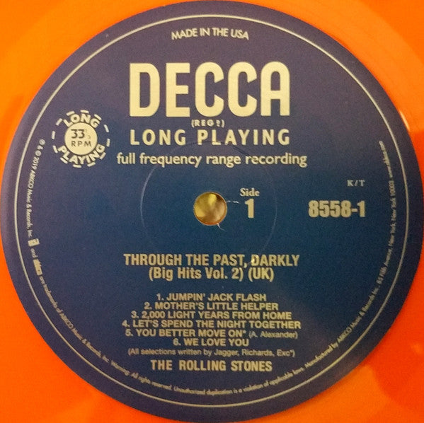 The Rolling Stones : Through The Past, Darkly (Big Hits Vol.2) (LP, RSD, Comp, Ltd, RE, Ora)