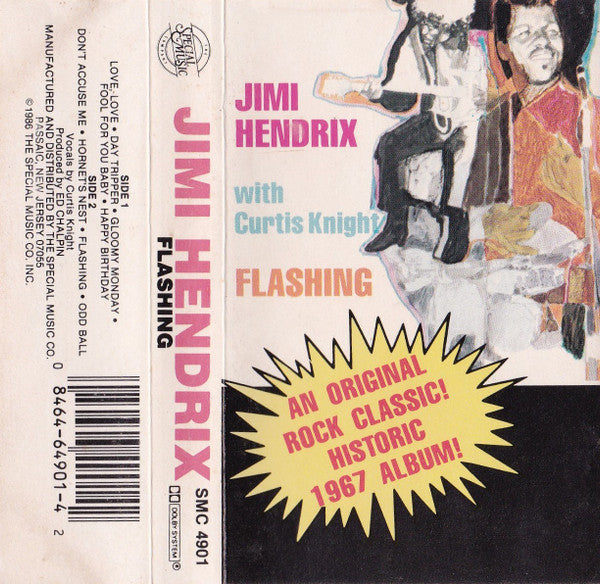 Jimi Hendrix With Curtis Knight : Flashing (Cass, Album, RE)