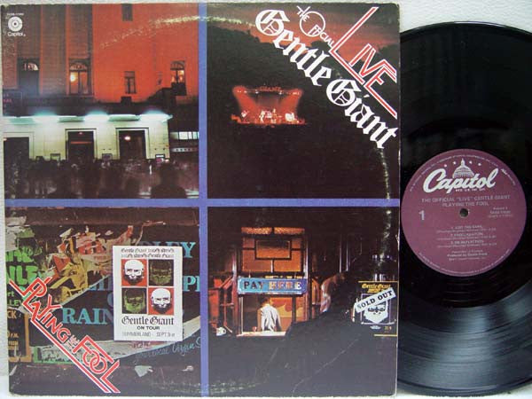 Gentle Giant : Playing The Fool (2xLP, Album, RE)