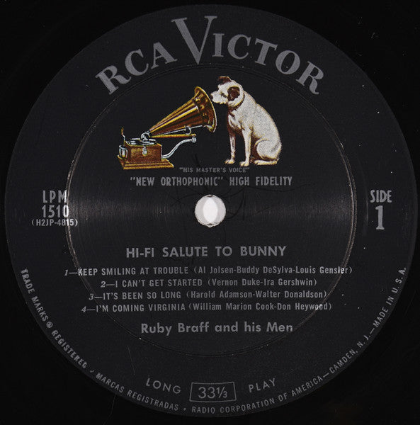 Ruby Braff : Hi-Fi Salute To Bunny (LP, Album, Mono, Roc)