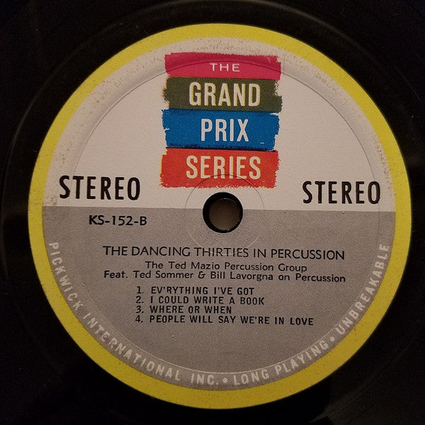 Ted Mazio Percussion Group Feat. Teddy Sommer & Bill Lavorgna : The Dancing 30's In Percussion (LP)