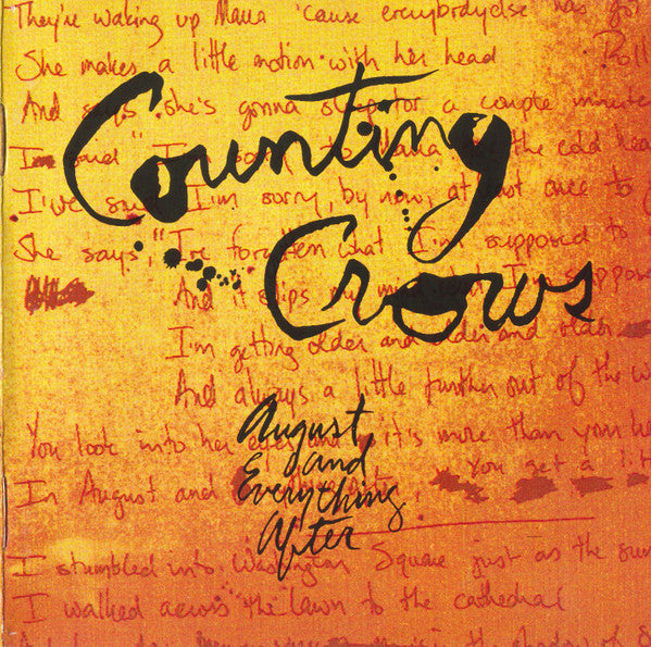 Counting Crows : August And Everything After (CD, Album, Club, RE, RP, BMG)