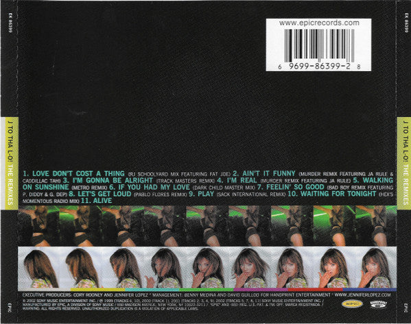 Jennifer Lopez : J To Tha L-O! (The Remixes) (CD, Comp)