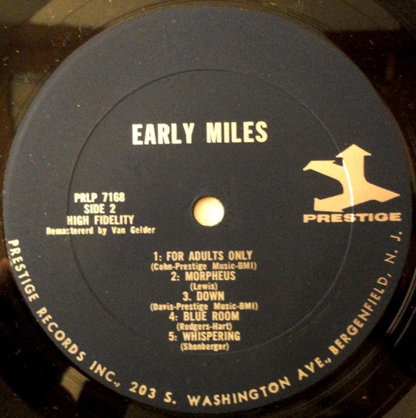 Miles Davis : Early Miles (LP, Comp, Mono, RE, RM)