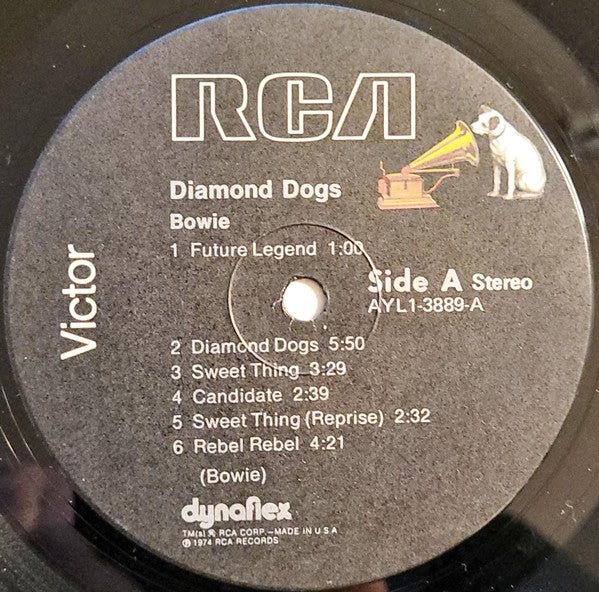Bowie* : Diamond Dogs (LP, Album, RE)