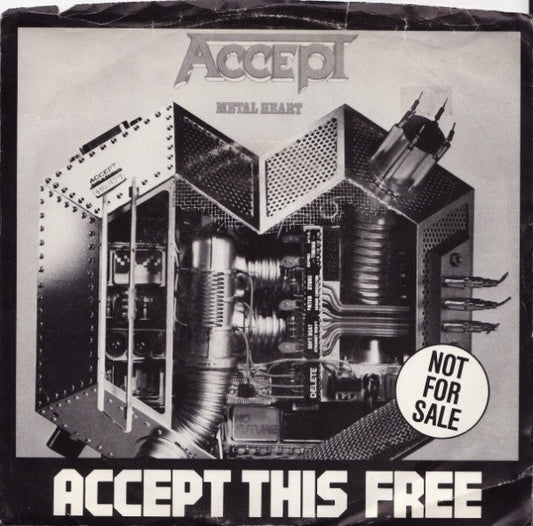 Accept : Accept This Free (7", Promo)