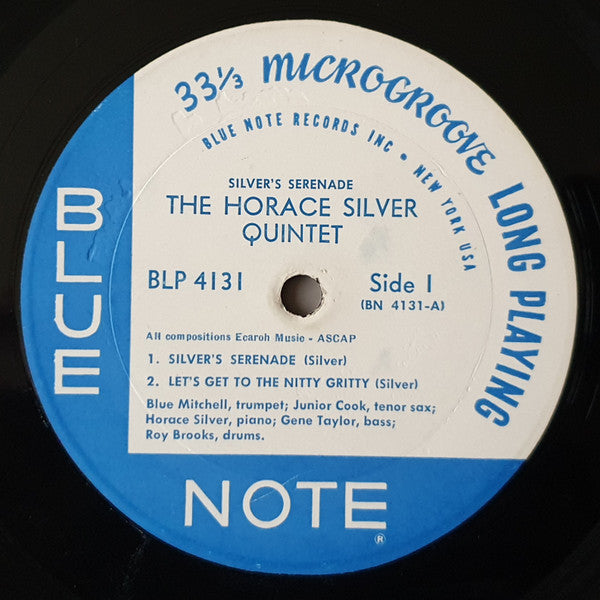The Horace Silver Quintet : Silver's Serenade (LP, Album, Mono, RP)