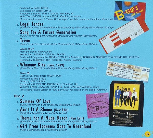The B-52's : Nude On The Moon: The B-52's Anthology (2xCD, Comp + Box)